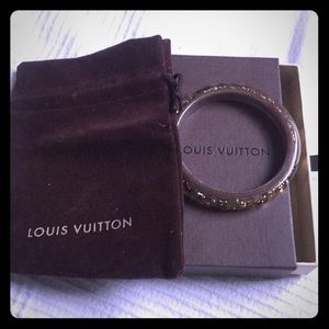 Authentic gold brown Louis Vuitton Bangle